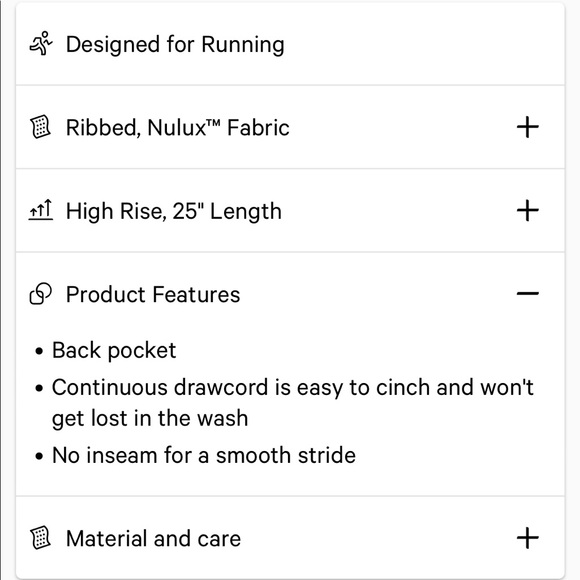 Lululemon Base Pace High-Rise Ribbed Tight 25" - Picture 8 of 14